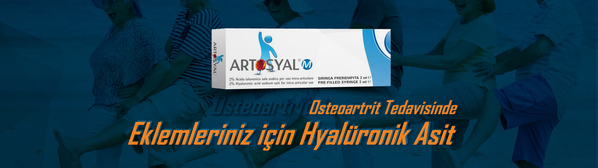 RGEM İlaç ARTOSYAL M 2ML. Steril Şırıngada İntra Artiküler Hyalüronik Asit Jel Enjeksiyon