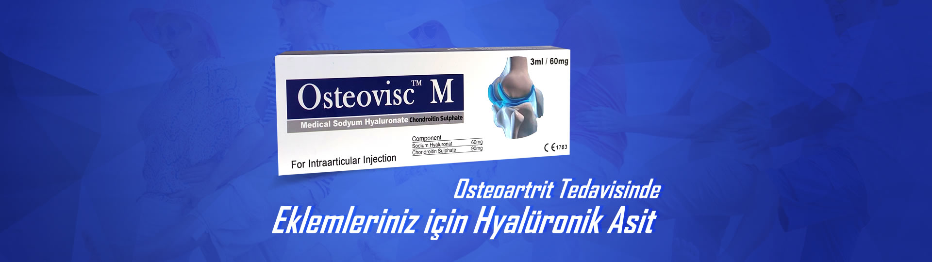 RGEM İlaç OSTEOVISC 2ml. Steril Şırıngada İntra Artiküler Hyalüronik Asit Jel Enjeksiyon
